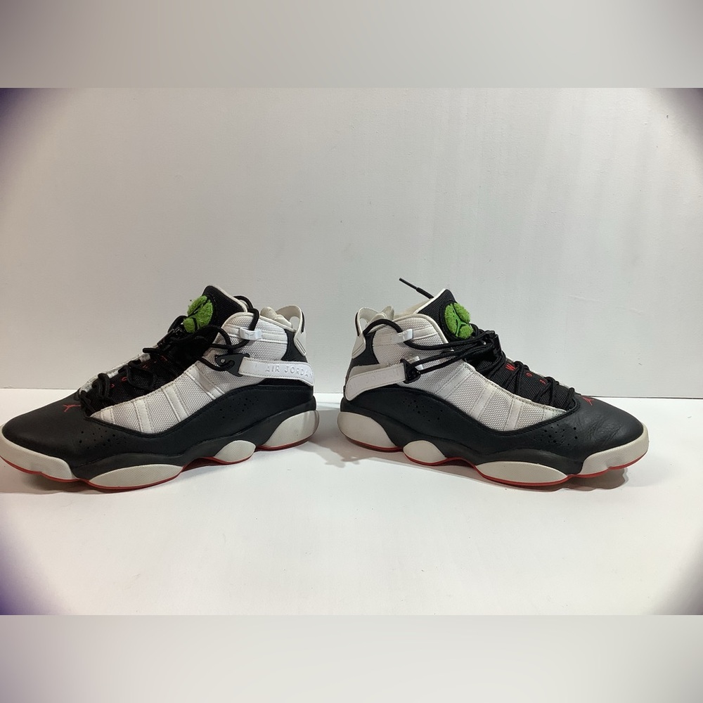 Size 8 Nike Air Jordan 6 Rings He Got Game Black/University Red/ White